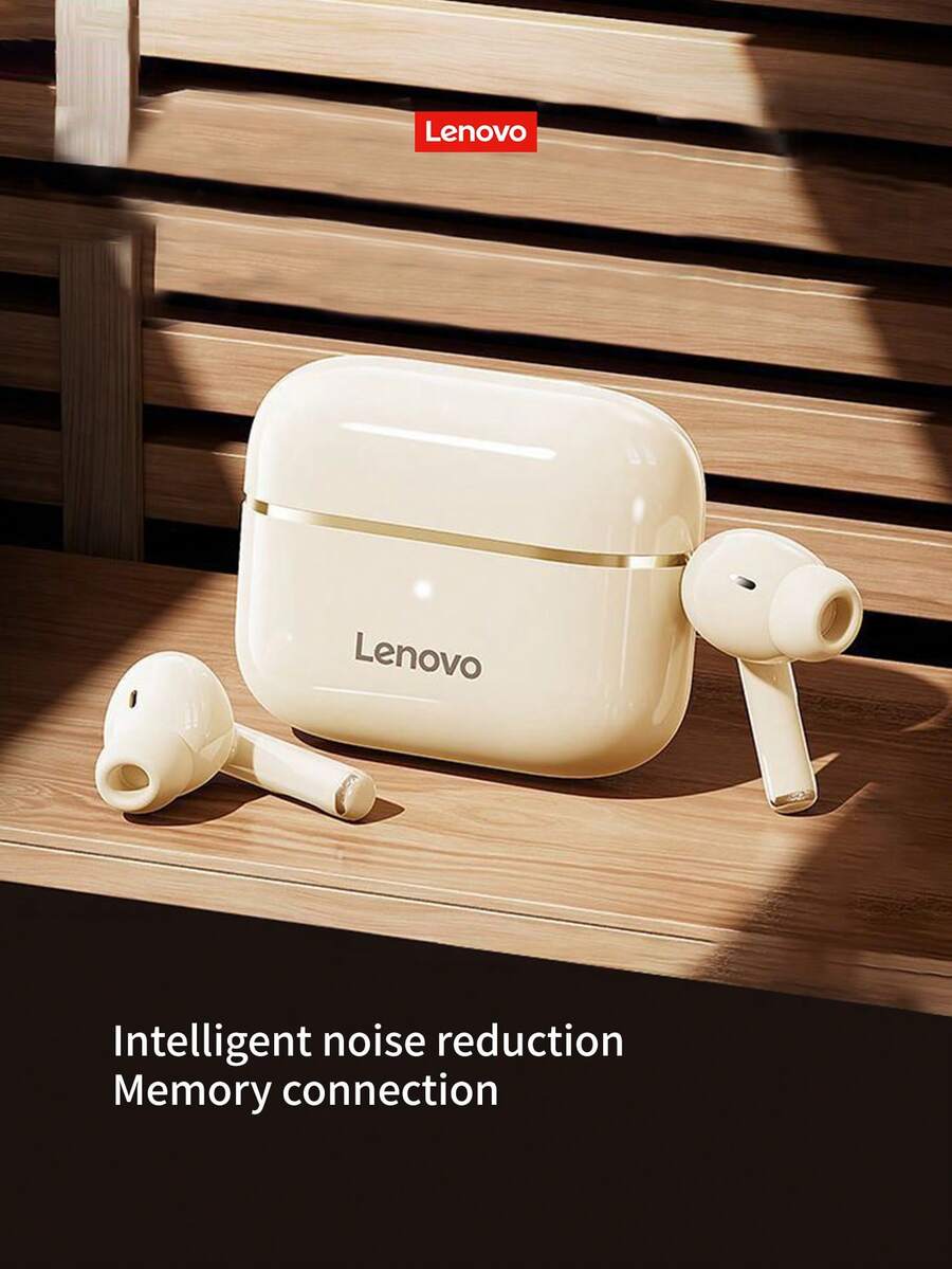 Lenovo 無線藍牙 5.4 真無線入耳式耳機 A 級雙智能降噪 HiFi 立體深低音 低延遲 遊戲音樂通話耳機 Type-C 快充 適用手機平板筆電