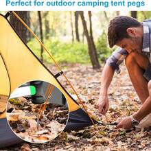 5pcs/10pcs/20pcs Tent Stakes With Excellent Strength And Durability, Able To Withstand Various Weather Conditions And Rugged Terrain, Suitable For Camping, Hiking, Travel, Beach And Outdoor Activities - Multicolor - View 10
