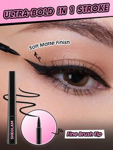 SHEGLAM [3Pcs] Big Energy Mascara & Eyeliner Bundle Set Brand Beauty Cosmetic Makeup For Women And Girls - Black - View 3