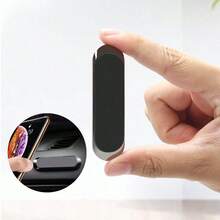 Soporte de teléfono para rejilla de ventilación de coche con diseño de cristal negro y strass, soporte de teléfono de coche multifuncional, compatible con iPhone, teléfonos Android, regalo para novio, familia, amigos - Negro - Ver 15