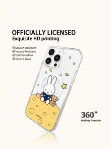 Miniso Miffy 透明膠帶無線磁吸充電手機殼 iPhone 18 Duo 18 Pro 18 Pro Max，節日禮物手機殼，防滑、防摔、防指紋，適用 Android 系列 Galaxy S22 S23 S24 S25 S26，Apple 17 17 Air 17 Pro 17 Pro Max 11 12 13 14 15 16 Pro 16 Pro Max 14 Plus 15 Plus 16 Plus 16 Pro 16 Promox XR - 無色 - 查看 4