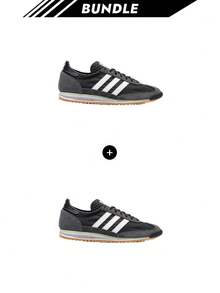 Adidas [Bundle] Court 72 OG Unisex Shoes Core Black / Cloud White / Carbon JH7390 X 2 - Dark Grey x 2 - View 1