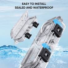 Underwater Diving Case For Insta360 X4 - 45m/147ft Waterproof Shell, Invisible Design With Scratch-Resistant Lens And Seamless Panoramic Stitching (Camera Not Included) - View 5