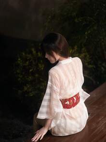 1件復古風格修復長尾漢服宮廷風民族服飾套裝連身裙，Cosplay服裝 白色 - 白色 - 查看 6