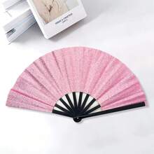 Shiny Hand Fans For Women, Large Party Style Folding Fans, Birthday Theme Performance & Festival Dance Party Gift, Assorted - Multicolor - View 16