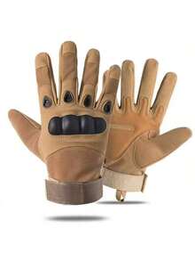 1 Pair Camouflage Tactical Gloves, Suitable For Outdoor Hunting, Cycling, Climbing, Durable And High-Quality, Suitable For All Seasons - Multicolor - View 14