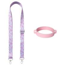 Cute Pattern Water Bottle Strap Compatible With Owa 40/30/20 Oz Tumbler And Most 12-40oz Cup, Adjustable Bottle Shoulder Strap - Multicolor - View 17