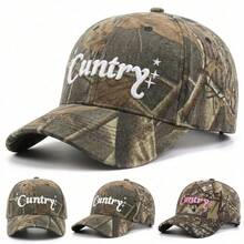 1 Stück bestickte CUNTRY Herren Trucker Cap, personalisierte bestickte Baseballkappe, Y2K Outdoor Sonnenschutz verstellbar Frühling/Herbst Reise Urlaub Geschenk, verstellbare Größe, geeignet für Freunde, Familie, Valentinstag, Hochzeit, Weihnachten, Schulanfang, Vatertag, Karneval, Strand Braut Hochzeit Zubehör, Junggesellenabschied, Lehrer, Studenten, Feiertagsgeschenke - Mehrfarbig - Übersicht 2