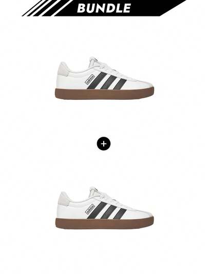 Adidas [Bundle] 72 RS VL Court 3.0 Scarpe da donna Bianco nuvola / Nero core / Grigio One ID8797 X 2