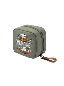 Portable Pill Pouch, Compact Travel Medicine Bag, Convenient Daily/Outdoor/Travel Medication Organizer, Essential For Health-Conscious Frequent Travelers, Must-Have Medical Accessory, Multi-Functional Fabric Small Pill Bag, Portable First Aid Kit, Outdoor Travel Medicine Pouch, Dormitory Emergency Medicine Storage Bag (Multiple Colors Available) - Multicolor - View 23