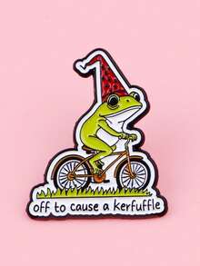 Enamel Brooch Turtle Duck Animal Character Brooch Lapel Pin Badge Clothing Accessory Fashion Jewelry Friend Gift - Multicolor - View 6