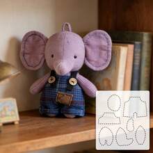 1pc Cute Big Ear Elephant Patchwork Template DIY Elephant Pattern Sewing Template, Reusable PET Template, Suitable For Handmade DIY Tracing Patchwork Template, Positioning And Tracing Sewing Template, Cutting Tool For Craft Enthusiasts - Classic - View 6