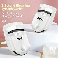 NOVO 1/2pcs Portable Eyelash Curler,Lashes Natural Look,Ultra-Light Eyelash Extension Tool,Natural Long,Making Eyes Appear Larger,Suit For All Eye Shapes,Gift For Women & Girl - Multicolor - View 5