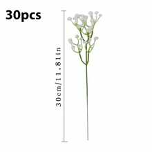 30pcs Wedding Baby's Breath Bouquet, Bridal Hand Bouquet Artificial Baby's Breath, Wedding Party Decoration Supplies, Photography Props, Suitable For Anniversary, Wedding, Engagement, Proposal, Birthday Party Decoration, Holiday Decoration, Home Decor, Hotel Decor, Garden Fence Decoration, Restaurant And Table Decor - Multicolor - View 12