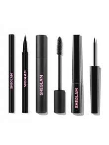 SHEGLAM [3Pcs] Big Energy Mascara & Eyeliner Bundle Set Brand Beauty Cosmetic Makeup For Women And Girls - Black - View 10