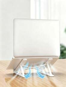 Adjustable Height Laptop Stand Desktop Riser Portable Foldable Lightweight Durable Tablet Holder - Multicolor - View 4