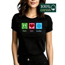 Women T-Shirts - 黑色 - 查看 4