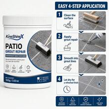 Lechada mate a base de agua, impermeable, resistente a la intemperie, de secado rápido, para reparar grietas de azulejos en patios y balcones - Sellador a base de agua - Ver 5