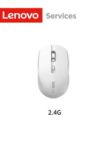 Lenovo N220 Wireless Bluetooth Mouse Dual-Mode Connection Office Mouse Low Noise Silent Buttons 250Hz Fast Response Ergonomic Comfortable Grip Suitable For Windows PC Laptop - White - View 11