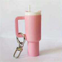 1pc Multicolor Popular Ice Cup Keychain, Key Ring Pendant, Can Hold Lipstick, Backpack Charm, Bag Charm, School Bag Charm, Water Bottle Charm, Can Hold Perfume, Lipstick Small Pendant, For Daily Use - Multicolor - View 20