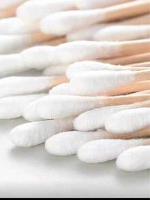 1000/500/100pcs Bamboo Handle Universal Cotton Swabs, Standard Double-Ended Cotton Bud Design, Suitable For Personal Hygiene, Home Cleaning, Beauty, Ear Care, Application, Cleaning, Multi-Purpose Personal Care Accessory, Ergonomic Design - A - View 2