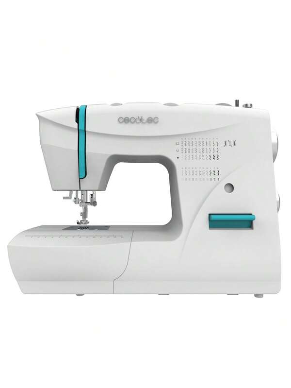 Machine à coudre BelleCouture 6600 de Cecotec - 66 points intégrés pour des projets créatifs diversifiés - Conçue pour utilisateurs intermédiaires avec fonctions avancées pour perfectionner les compétences - Système de boutonnière en 4 étapes pour des finitions précises sur toutes les étoffes - Change rapide de pieds-de-biche pour adaptation facile - Lumière LED pour un éclairage optimal de la zone de travail - Espace de rangement intégré pour organisation efficace des accessoires - Structure robuste pour usage -durable- et fréquent.