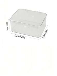 1/2pcs Desktop Storage Box, Flip-Top Phone Case Storage Box, Dust-Proof Drawer Storage Box, Tea Set Organizer Box, Plus 6pcs Drawer Storage Box, Suitable For Refrigerator Storage, Accessory Organizer, Kitchen Tools, Cosmetic Organizer, Back To School Supplies, Paired With 5pcs Bracelet Storage Box, Organizer And Display Box For Bracelets, Dust-Proof And Anti-Oxidation - Multicolor - View 5