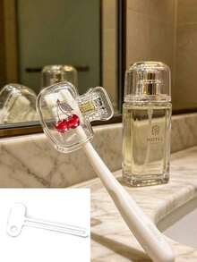 Cherry Shaped Toothbrush Holder - Cute Design For Travel And Home Storage With Transparent Lid, Compact And Portable Design Easy To Carry, Protects Toothbrush Head, Dual Drainage And Ventilation Function, Suitable For Home, Dorm And Travel Use | Cute Toothbrush Head Storage Box Suitable For Bathroom Storage, Suitable For Home And Dorm Use - 彩色 - 查看 15