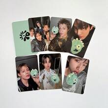 بطاقات صور سيلفي هولوغرافية بالليزر لأيدول الكي بوب، بطاقات LOMO قابلة للجمع لدعم المعجبين - متعدد الألوان - مشاهدة 5