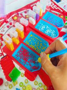 鑽石畫鑽盤 多功能可折疊大號 DIY 黏鑽鑽石貼鑽刺繡工具組 - A - 查看 4