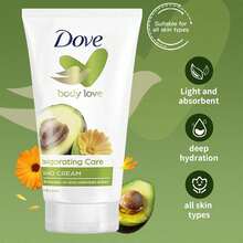 Dove 1瓶 75ml 牛油果護手霜，富含植物油滋養乾燥粗糙雙手，鎖住長效水潤，適合日常手部護理，溫和柔滑滋養護手霜 - 酪梨 - 查看 6