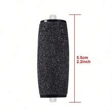 4/6件裝 Scholls Velvet Smooth 電動足部磨腳器替換滾輪頭，適用於 Pedi 皮膚去除器 - 黑色 - 查看 9