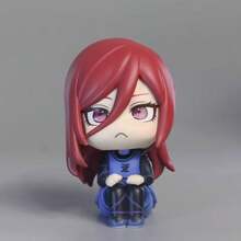 BLUE LOCK Chibi Figure Anime Merchandise, Isagi Yoichi, Bachira Meguru, Nagi Seishiro, Chigiri Hyoma Cartoon Character Figurine Model, Co-Branded Collectible Commemorative Office Desk PC Case Car Ornament, Anime Peripheral Holiday Birthday Gift For Friends - Multicolor - View 5