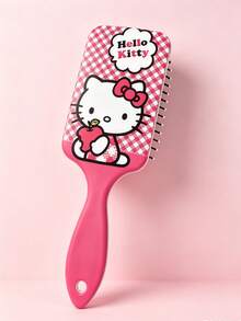 SANRIO 1件兒童卡通KT貓印花氣墊髮梳，適合所有髮質，生日派對禮物、開學校園禮物，日常聚會造型氣墊梳，梳髮時按摩放鬆頭皮 - 彩色 - 查看 17