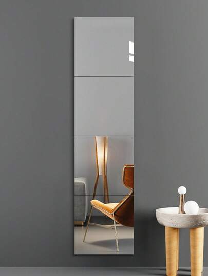 1 Set Modern Minimalist Acrylic Wall Stickers, Multiple Sizes Available, Self-Adhesive, Easy To Install. (Please Confirm If The Mirror Wall Sticker Size Meets Your Needs Before Ordering)