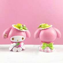 Sanrio 盲盒 My Melody 茶會搖搖馬神秘系列，粉色可愛動漫風角色，柔和配色，附多件配件，適合桌面裝飾與展示，收藏級動漫公仔盲盒 - 彩色 - 查看 5