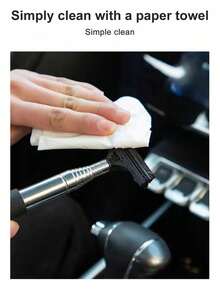 Car Rearview Mirror Squeegee, Retractable Car Rearview Mirror Wiper, Car Glass Squeegee With Telescopic Long Handle Cleaning Brush, Portable Cleaning Tool - Windshield Wipers - View 7