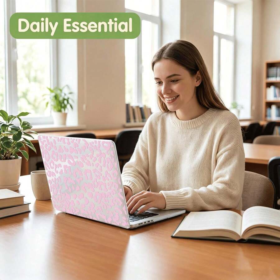 2 Pieces Transparent Hard PC Case Compatible With Macbook/Matebook, Anti-Slip Silicone Feet Hollow Cooling Vents Full Wrap Shockproof Laptop Protective Cover Compatible With 13 Neo/13.3 Air/13.3 Pro/13.6Air/14.2 Pro/15Air/16.2Pro/D16/14 Ultra - View 1