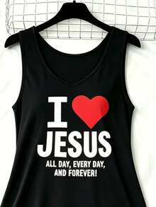 2pcs Halloween Costumes Pajama Set For Women - Comfy Nightgown With I Love Jesus For A Day, A Lifetime, And Forever Printing,House Dress - Multicolor - View 5