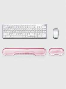 Sandaran Pergelangan Tangan Silikon Transparan, Cocok untuk Kerajinan dan Alat Tulis - Penopang Lengan Ergonomis, Bantalan Pergelangan Tangan Kantor, Bantalan Mouse, Sandaran Pergelangan Tangan untuk Seni Kuku, Set Sandaran Pergelangan Tangan Gel untuk Keyboard, Cocok untuk Kenyamanan Saat Bekerja dengan Keyboard dan Meja (Putih Transparan) - View 13
