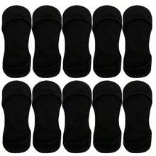 Women's Ultra-Invisible Thin Silicone Non-Slip Low-Cut Solid Color Socks, Suitable For Summer Pairing With High Heels And Loafers - Multicolor - View 10