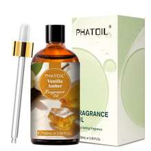 1 Botella 100ml/3.38 Fl Oz Aceite Esencial de Fragancia, Adecuado para Difusores Corporales y Humidificadores, Los Aromas Incluyen: Almizcle Blanco, Lino Fresco, Chicle, Osmanto de la Mañana, Rosa de Uva Champán, Té de Viaje, Amanecer de Rosa, Sueño de Orquídea, Santuario de Sándalo, Carnaval de Frutas - Múltiples aromas - Ver 50