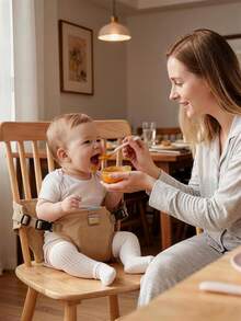 1pc Universal Portable Baby High Chair Safety Strap, Infant Dining Seat Belt, Children Chair Binding Strap For Eating And Outing - Multicolor - View 1