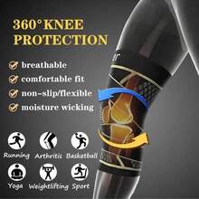 Compression Knee Brace - Breathable And Lightweight, Suitable For Basketball, Cycling, Hiking And Other Sports. Equipped With Elastic Band To Prevent Slippage. Daily Protection And Holiday Promotion. - Multicolor - View 4