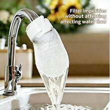 10/20/50/100pcs Universal Faucet Filter Cotton Bags With Sediment Filtration Layer, Compact Fine Fiber Mesh Purification Filter Bags, Filters Rust, Silt, Limescale, Suitable For Kitchen, Bathroom And Sink - View 2