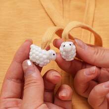 Sweatshirt Pendant Accessory, Suitable For Sweatshirts And Dresses, DIY Cute Animal Design Sweatshirt Decoration, Shoelace Charm, Sweatshirt Drawstring Pendant Rope Head Buckle - A - View 7