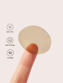 Lignisse Men's PE Nipple Covers, Invisible No Show Nipple Stickers, Anti Embarrassment Chest Pasties, Sweatproof Adhesive Pads For Shirt, Gym, Running & Daily - Multicolor - View 2