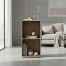 KIWI MOBLEKIT | Modular Wooden Shelves With Different Compartments And Door Options, Bookcases And Storage Furniture For Bedroom, Kitchen Or Entryway - Roble - 2 Comp | 31x29.7x61.2厘米 - 查看 4