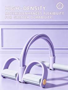 6-Tube Elastic Yoga Resistance Bands, Suitable For Full Body, Core, Arms, Legs And Rowing Training, Compatible With Fitness Equipment, Ideal For Sports, Gym And Home Use, Practical Exercise Accessory For Fitness, Weight Loss And Pilates Training - Multiple Colors/sizes - View 6