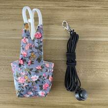 Traje de vuelo para entrenamiento de pájaros loros con estampado floral aleatorio para exteriores - Ver 11